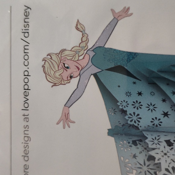 Frozen Elsa 3D Pop-Up Greeting Card - Picture 12 of 12